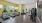 a gym with exercise equipment